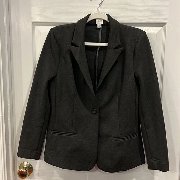 J.Crew women’s size 6 granite dark gray stretchy career blazer - Picture 15 of 15